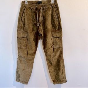 Sanctuary pants jogger Medium cargo pockets dark green